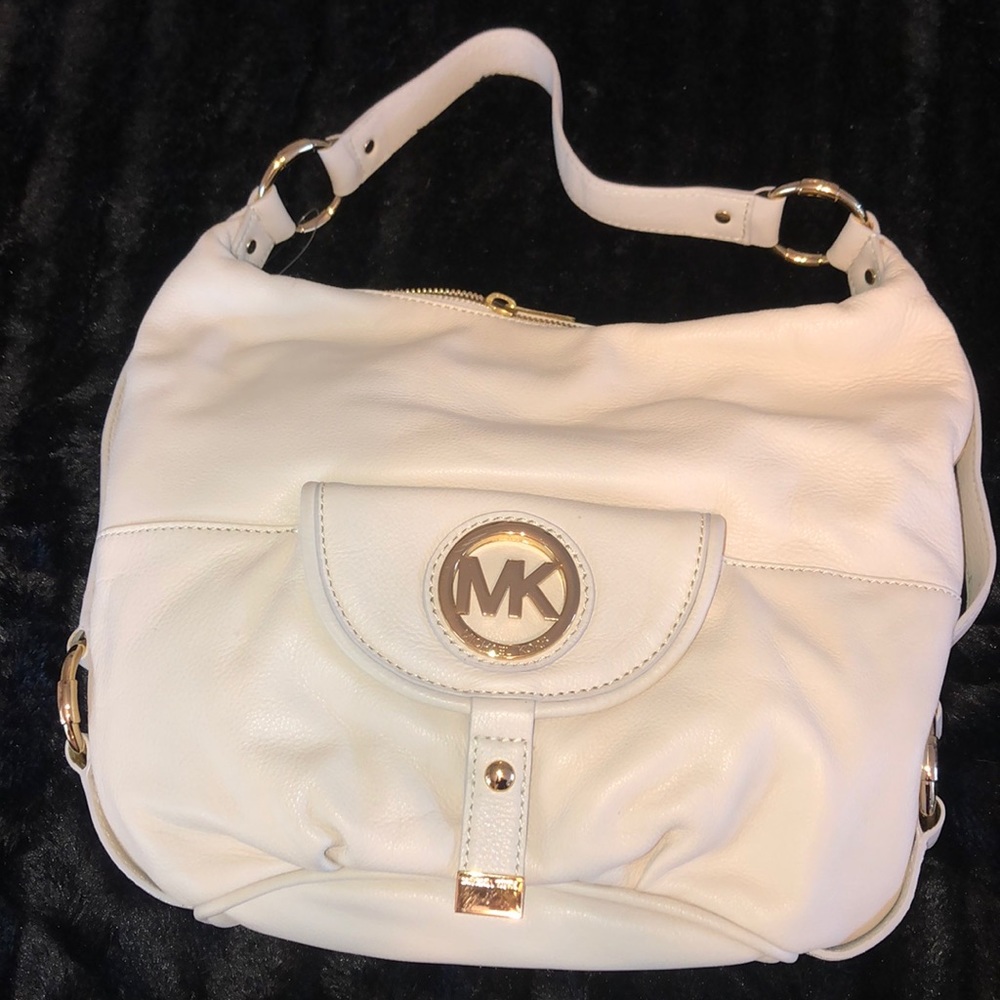 Michael Kors cream bag